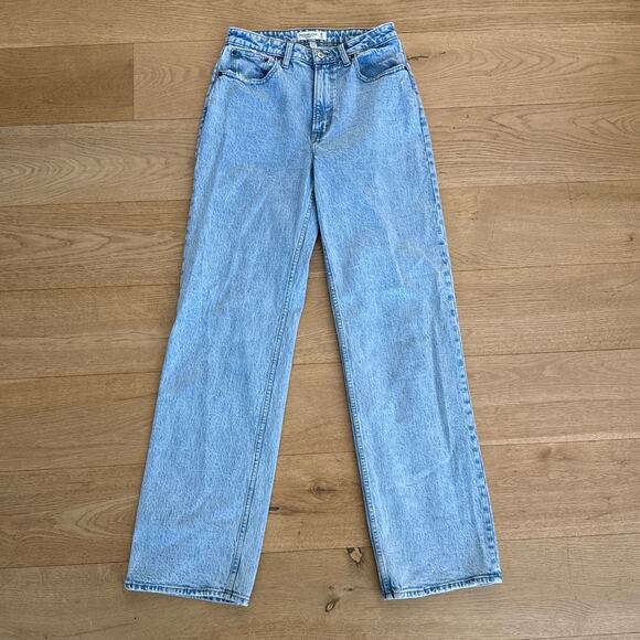 Abercrombie & Fitch Jeans High Rise 90's Relaxed Size 29 Blue